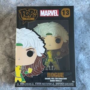 Funko Pop Pin Marvel Rogue 13 Collectable Figure with stand X-Men NEW